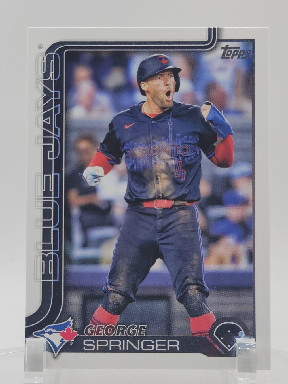 2025 Topps Series 1 - George Springer #82 Toronto Blue Jays